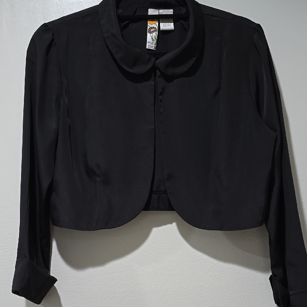 Mimi Chica Black Cropped Jacket